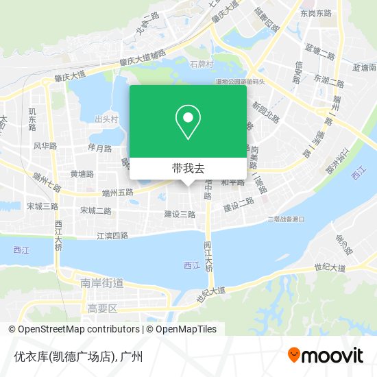 优衣库(凯德广场店)地图