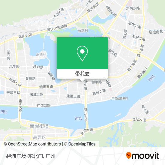 碧湖广场-东北门地图