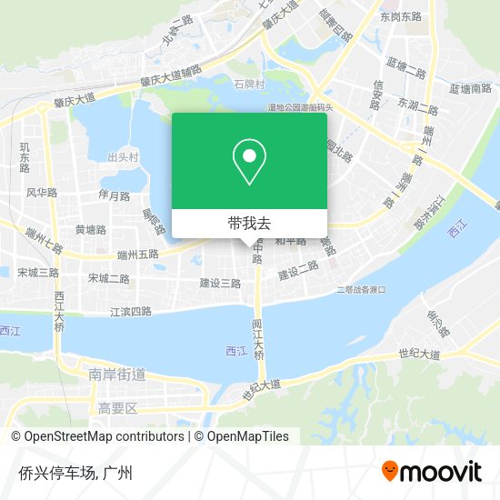 侨兴停车场地图