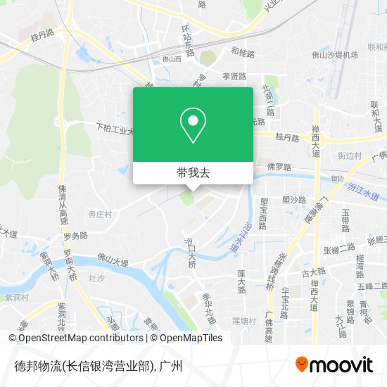 德邦物流(长信银湾营业部)地图