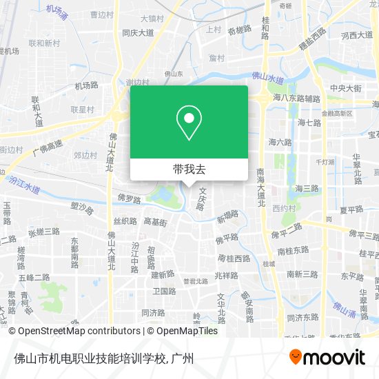 佛山市机电职业技能培训学校地图