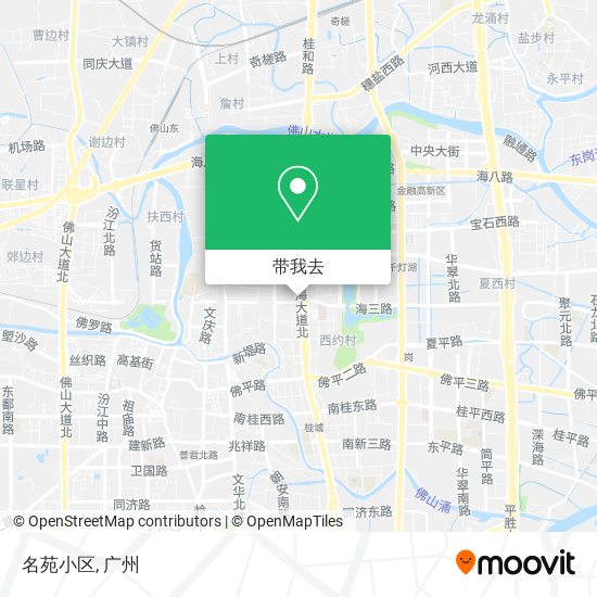 名苑小区地图
