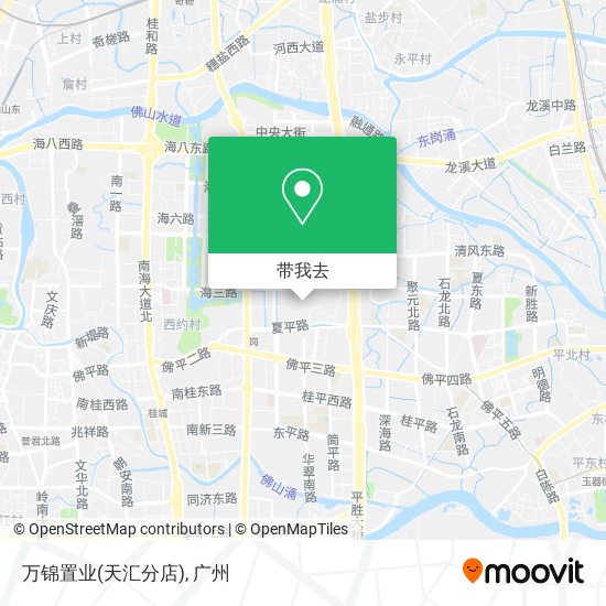 万锦置业(天汇分店)地图