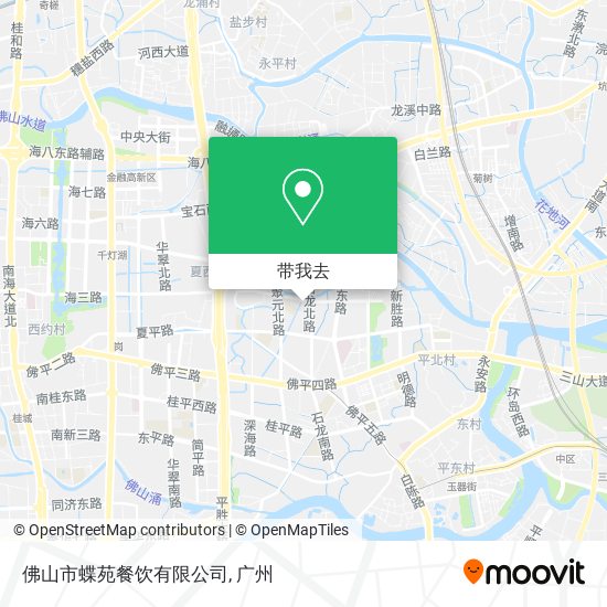 佛山市蝶苑餐饮有限公司地图