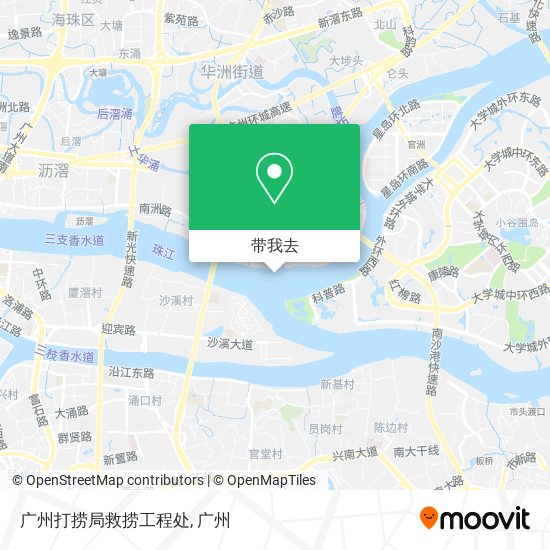 广州打捞局救捞工程处地图