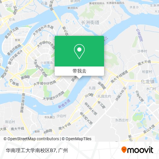 华南理工大学南校区B7地图