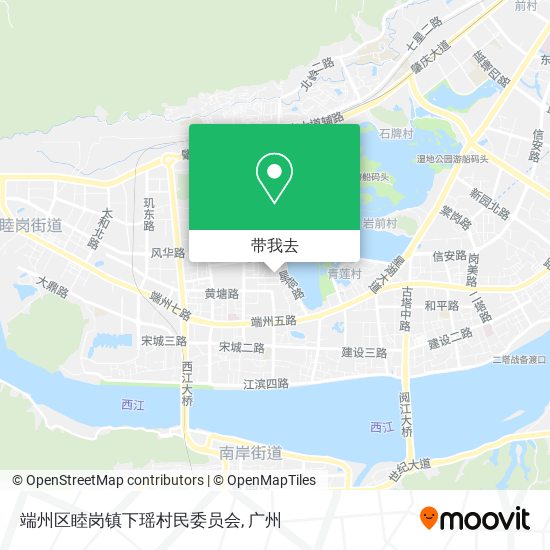 端州区睦岗镇下瑶村民委员会地图