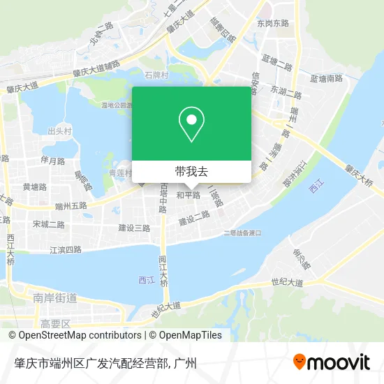 肇庆市端州区广发汽配经营部地图