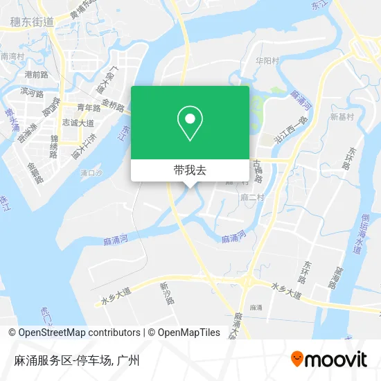 麻涌服务区-停车场地图
