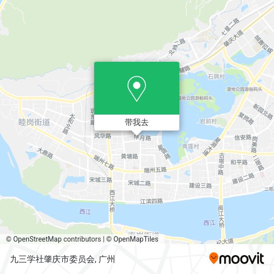 九三学社肇庆市委员会地图