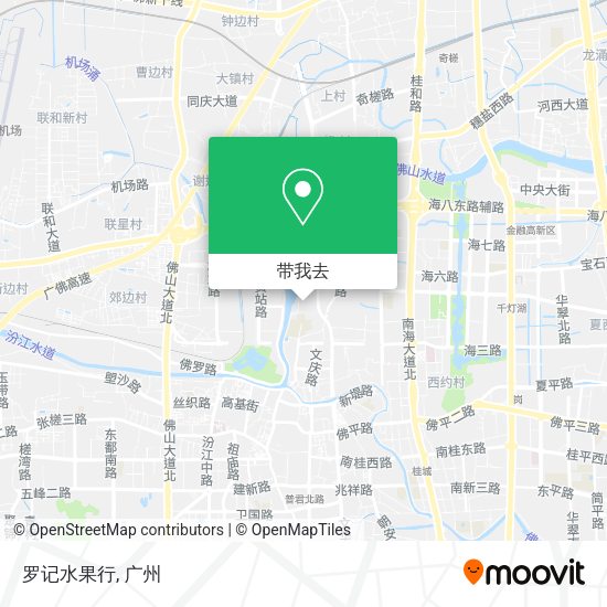 罗记水果行地图