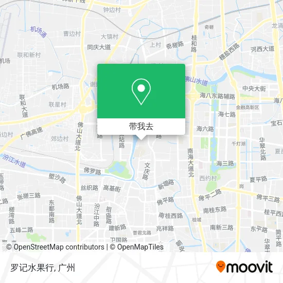 罗记水果行地图