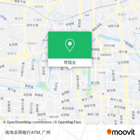 南海农商银行ATM地图