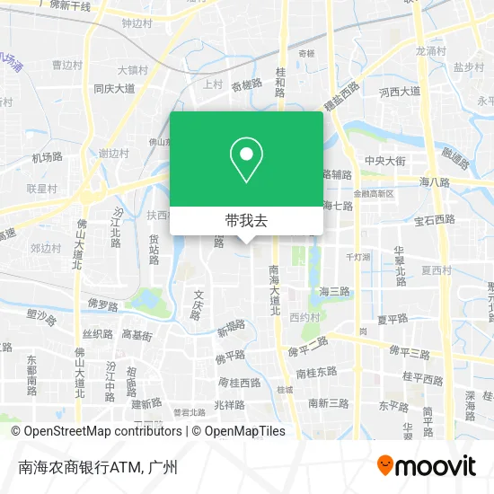 南海农商银行ATM地图