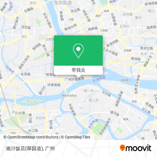 湘川饭店(翠园道)地图