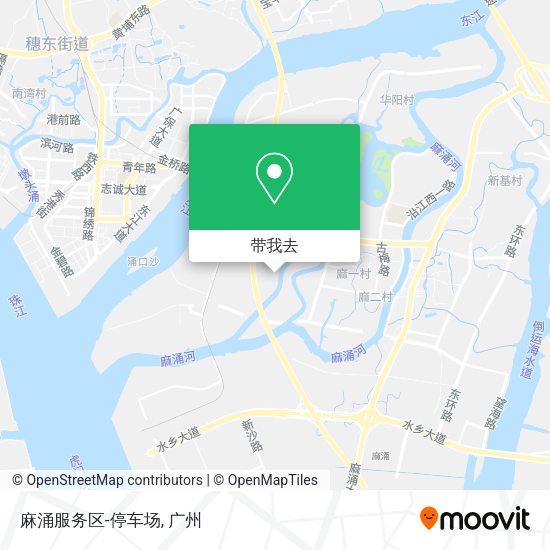 麻涌服务区-停车场地图