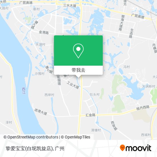 挚爱宝宝(白坭凯旋店)地图