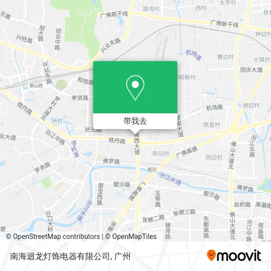 南海迴龙灯饰电器有限公司地图