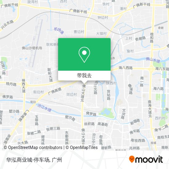 华泓商业城-停车场地图
