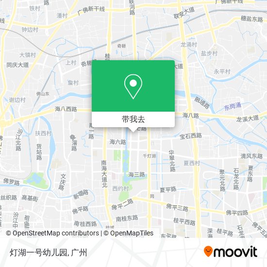 灯湖一号幼儿园地图