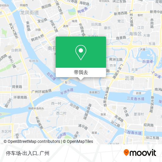停车场-出入口地图