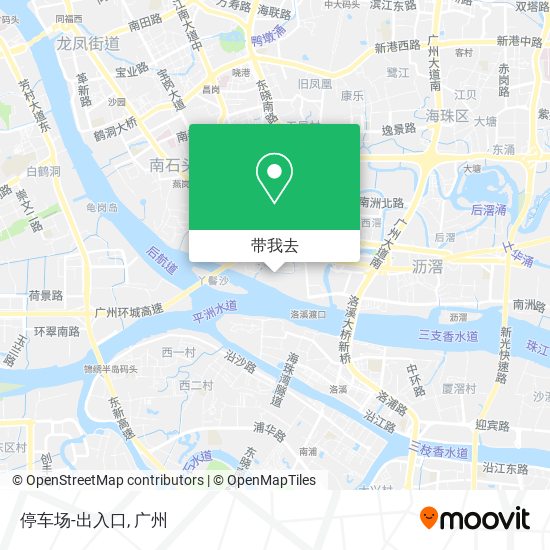 停车场-出入口地图