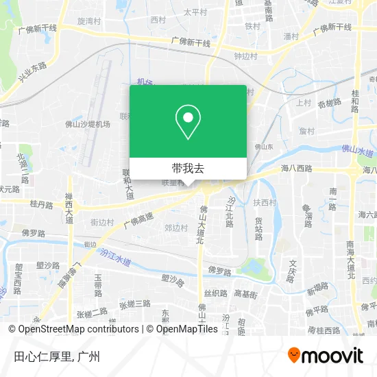 田心仁厚里地图