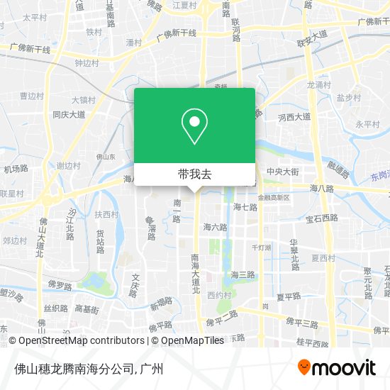 佛山穗龙腾南海分公司地图