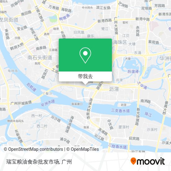 瑞宝粮油食杂批发市场地图
