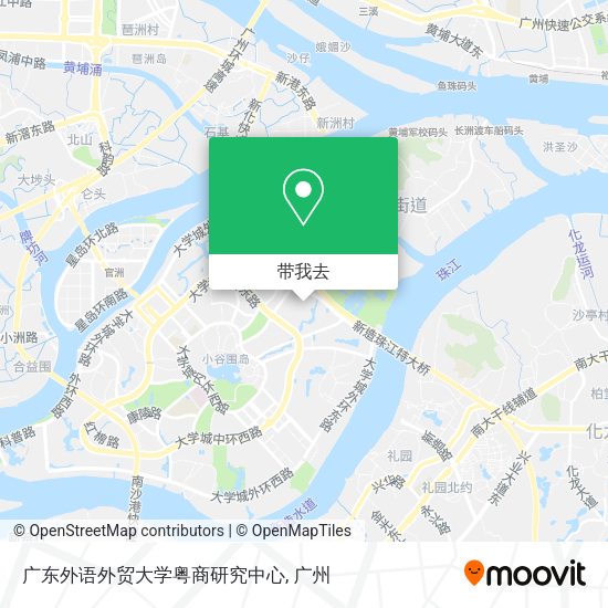 广东外语外贸大学粤商研究中心地图