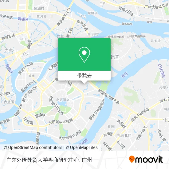 广东外语外贸大学粤商研究中心地图