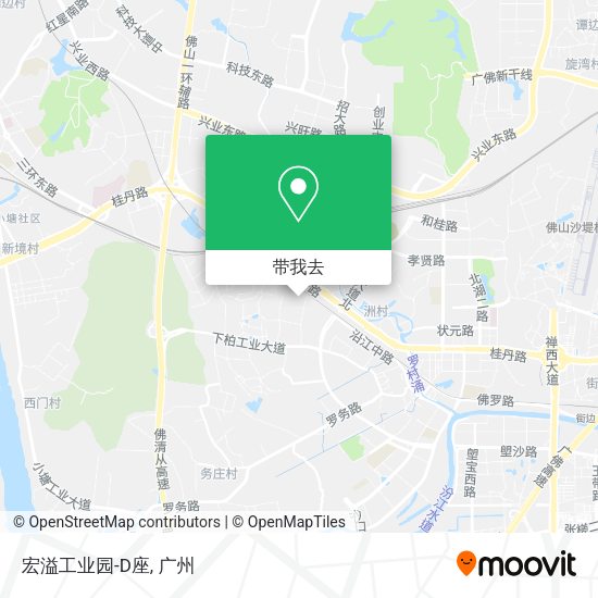 宏溢工业园-D座地图