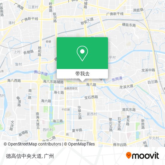 德高信中央大道地图