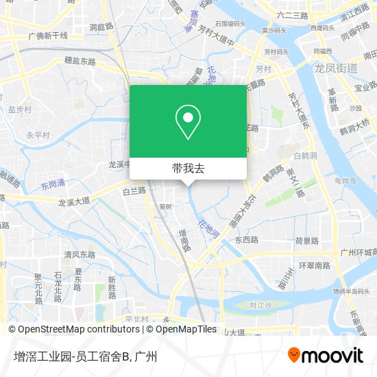 增滘工业园-员工宿舍B地图