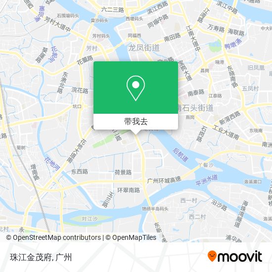 珠江金茂府地图