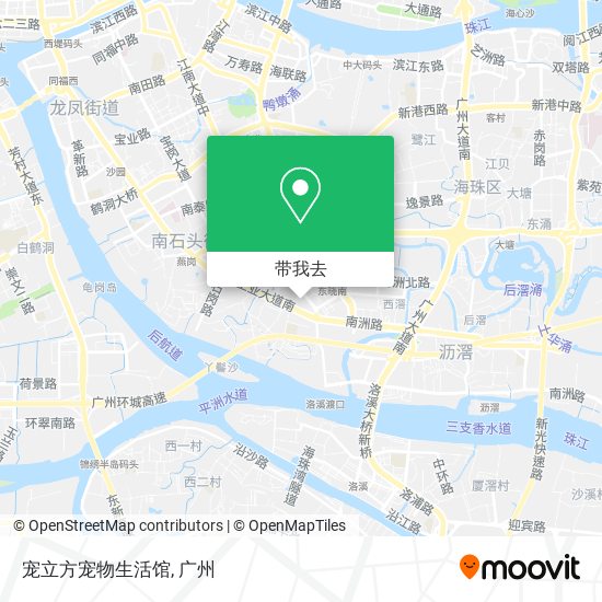 宠立方宠物生活馆地图