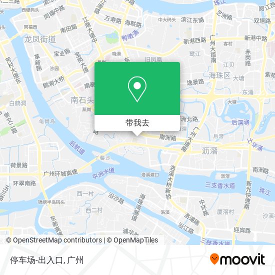 停车场-出入口地图
