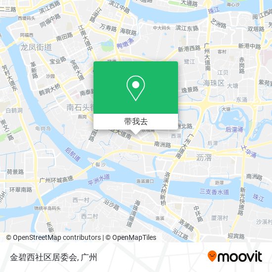 金碧西社区居委会地图
