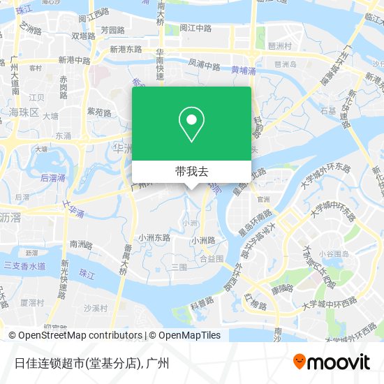 日佳连锁超市(堂基分店)地图