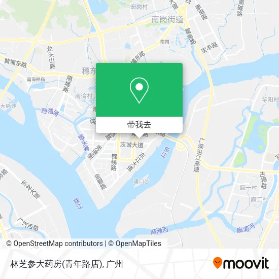林芝参大药房(青年路店)地图