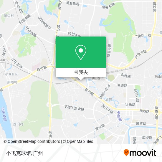 小飞克球馆地图