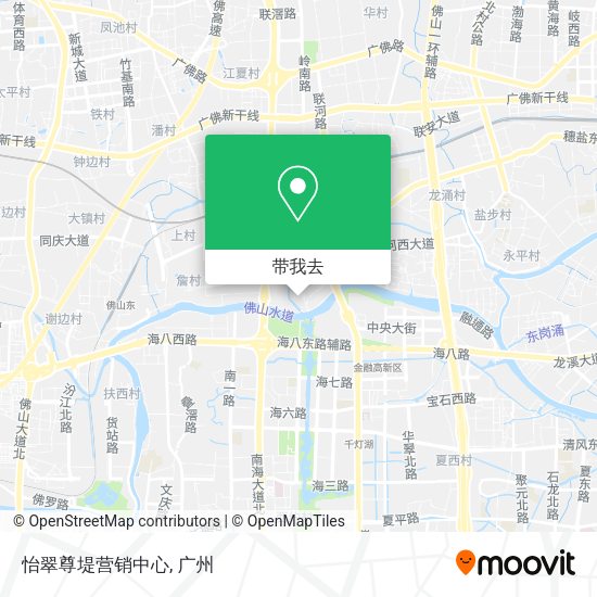 怡翠尊堤营销中心地图