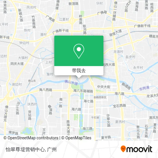 怡翠尊堤营销中心地图