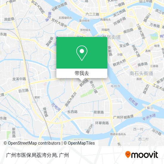 广州市医保局荔湾分局地图