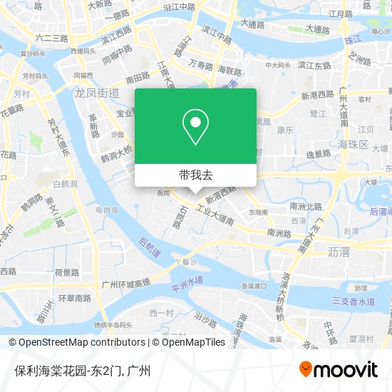 保利海棠花园-东2门地图