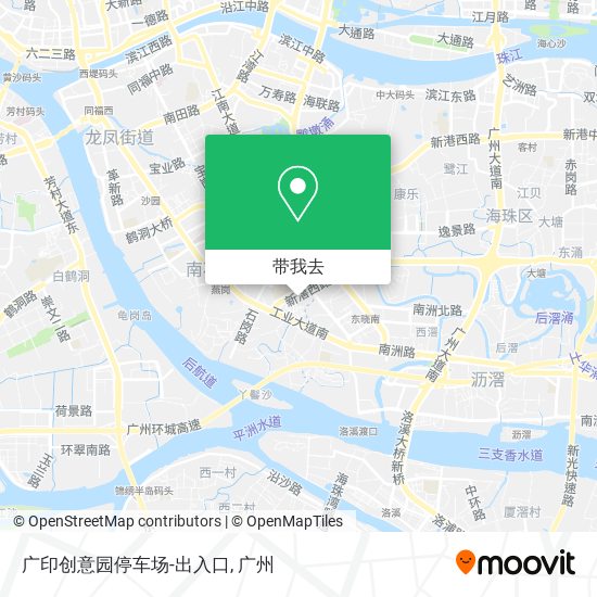 广印创意园停车场-出入口地图