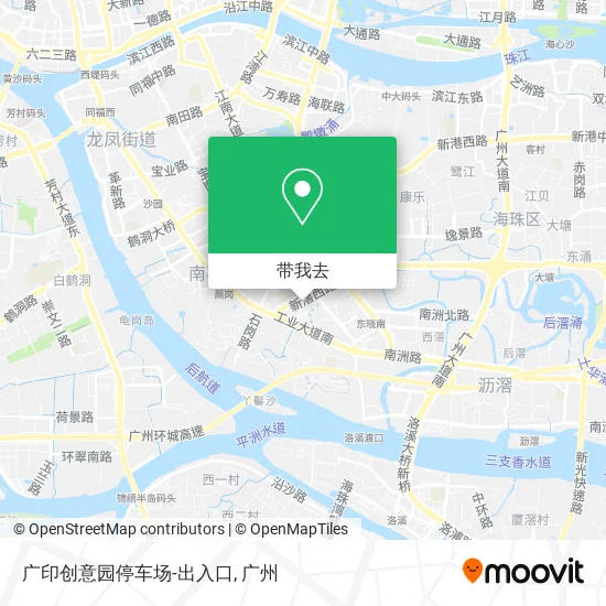 广印创意园停车场-出入口地图