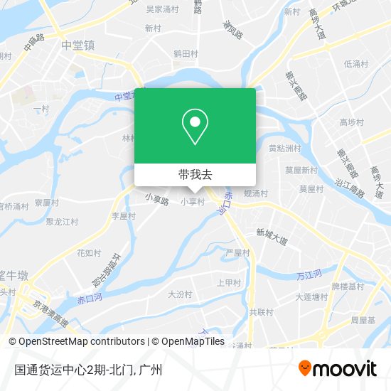 国通货运中心2期-北门地图