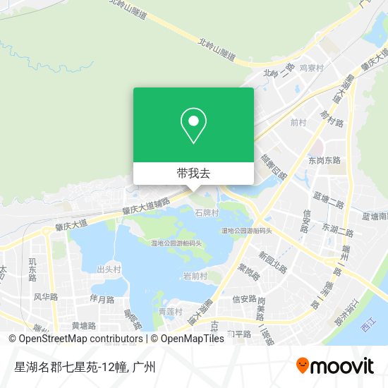 星湖名郡七星苑-12幢地图