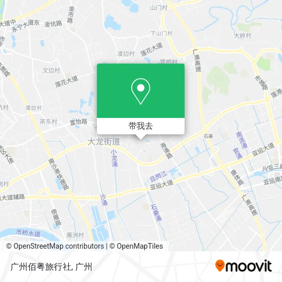 广州佰粤旅行社地图